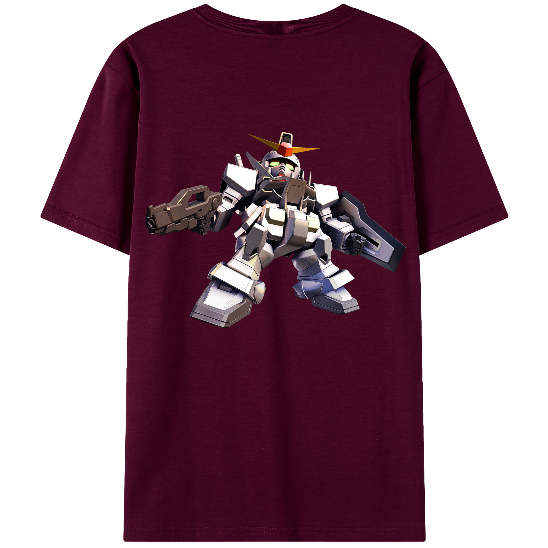 （画像用） 機動戦士ガンダム Mobile Suit Gundam レディース半袖Tシャツ(バックプリント)